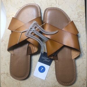 NEVER WORN crossover sandals from Universal Thread